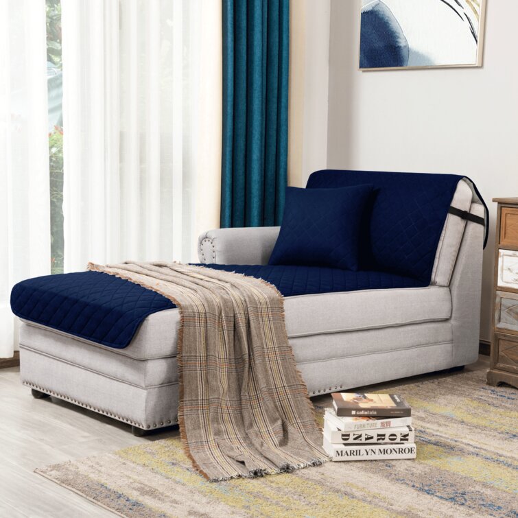 Living room chaise online lounge slipcovers